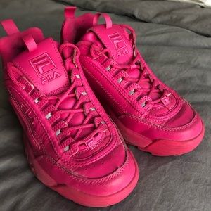 Neon pink fila